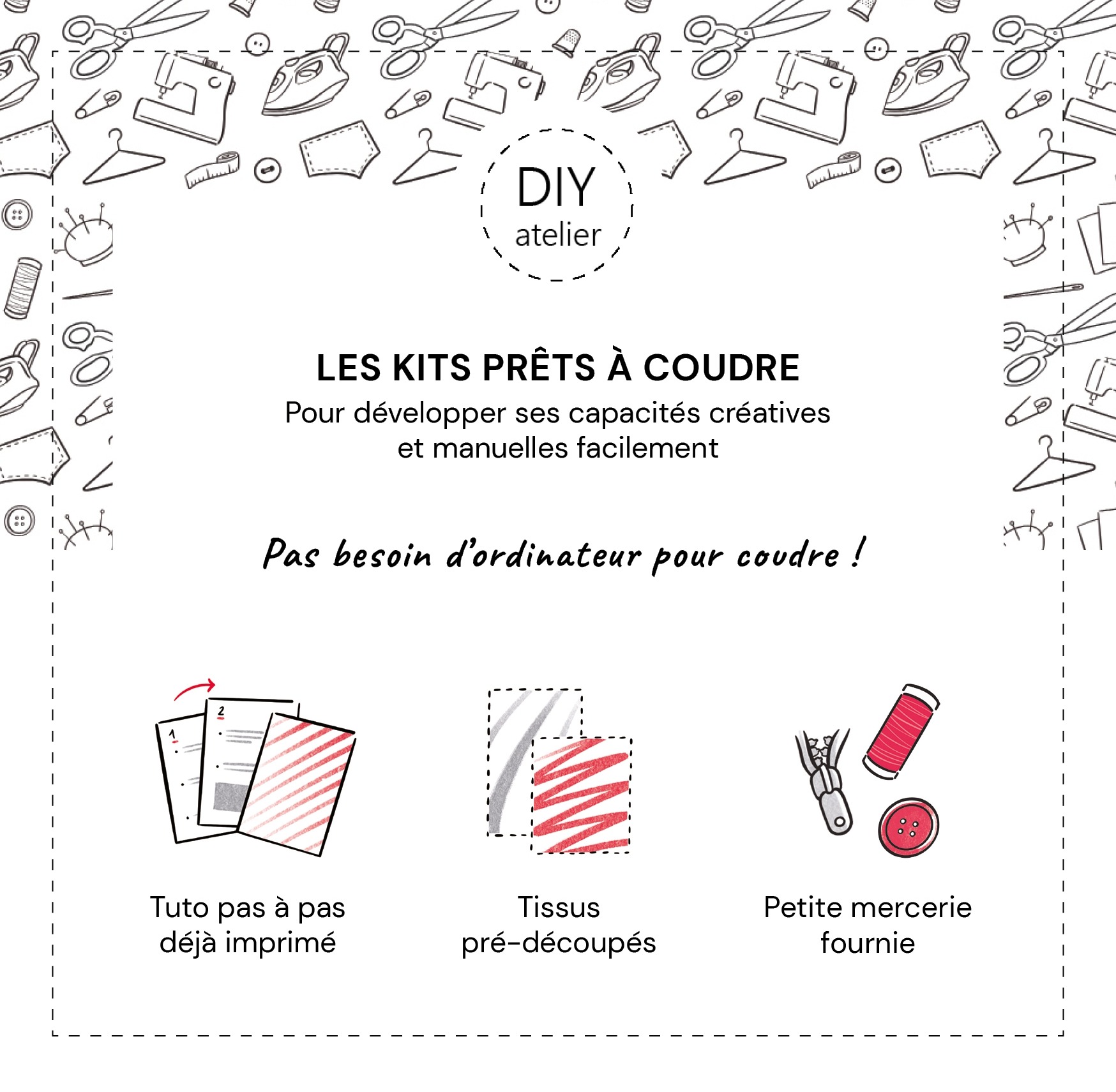 Kit de couture - DIY Atelier