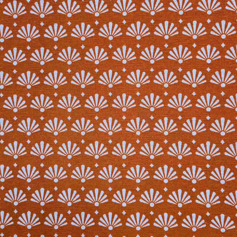 Eventail orange