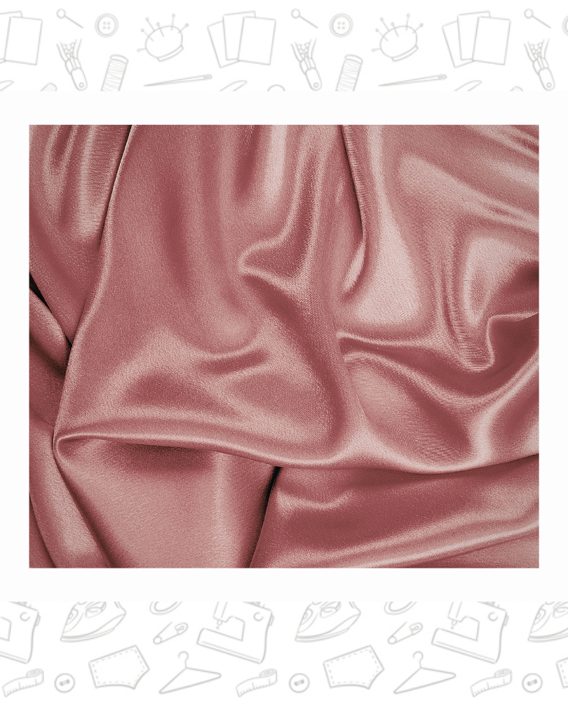 Joli tissu satin rose