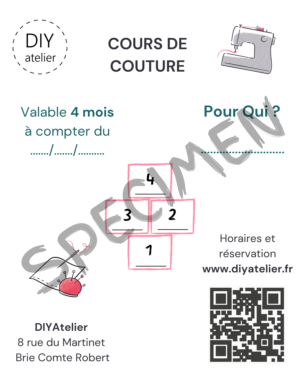 Abonnement Cours de couture
