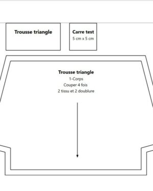 Patron PDF de la Trousse triangle
