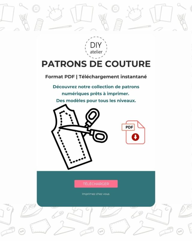 Lire la suite à propos de l’article Comment imprimer et assembler un patron de couture PDF (A4)