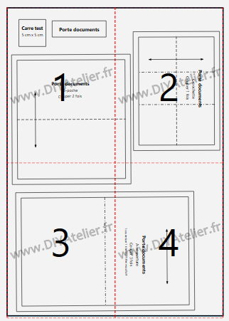 Patron PDF Porte Documents + tuto