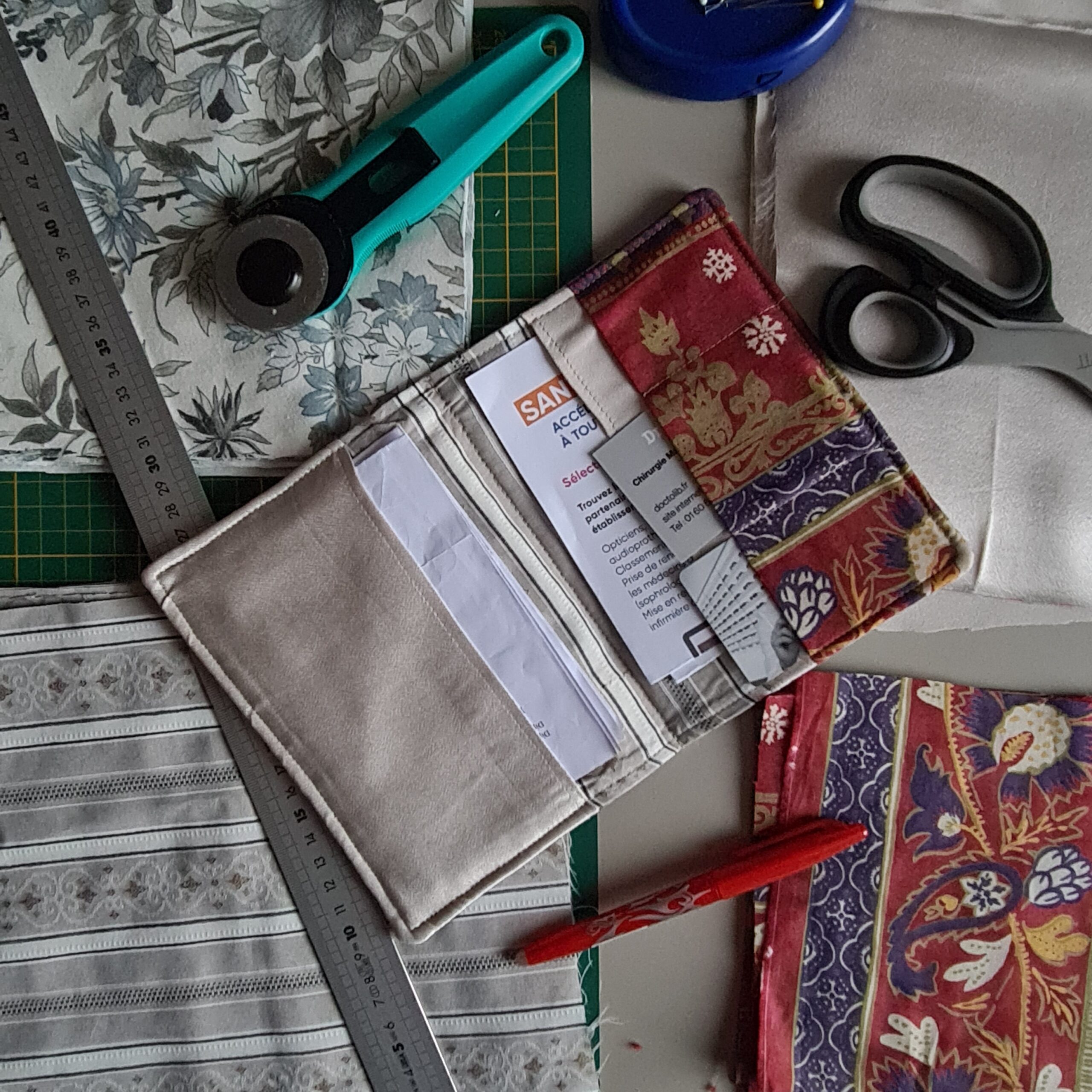 Patron PDF Porte Documents + tuto